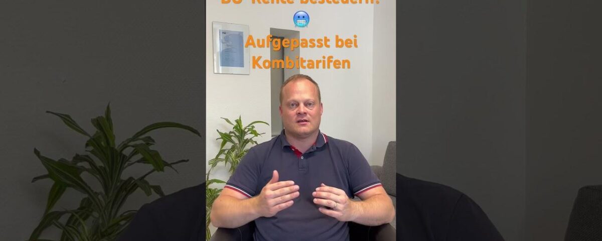 BU-Rente versteuern? 🥶 aufgepasst bei #berufsunfähigkeitsversicherung + #rentenversicherung =doof