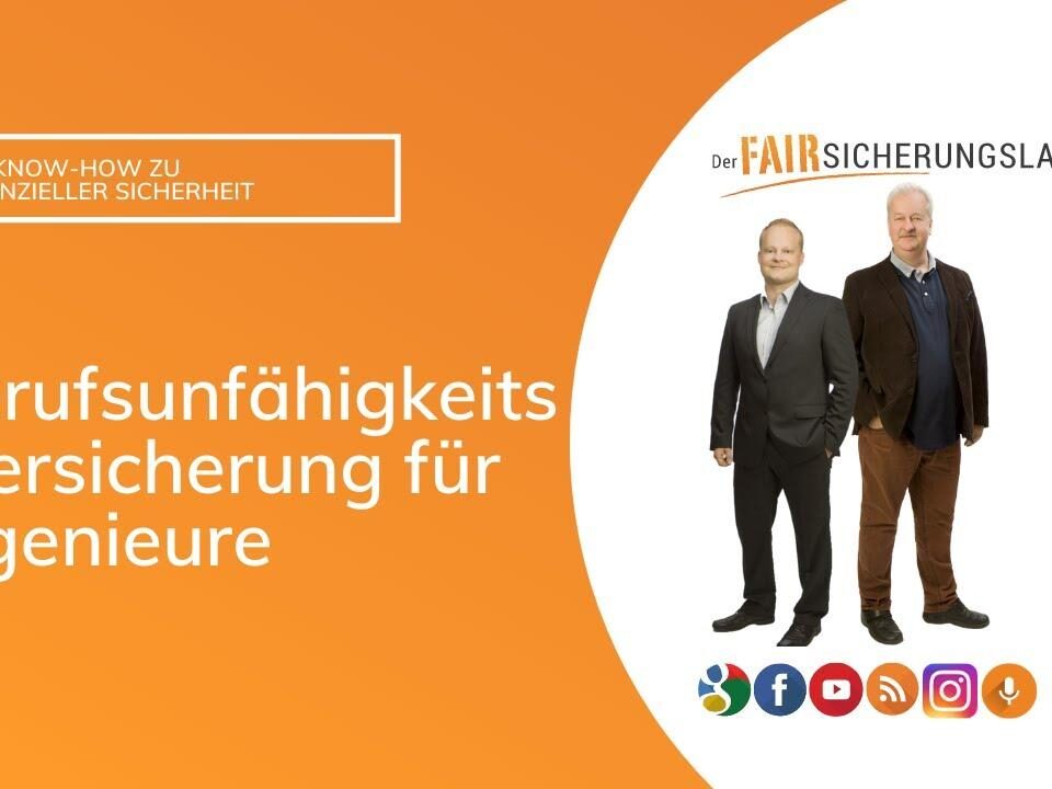 Berufsunfähigkeitsversicherung für Ingenieure vs. Testsieger