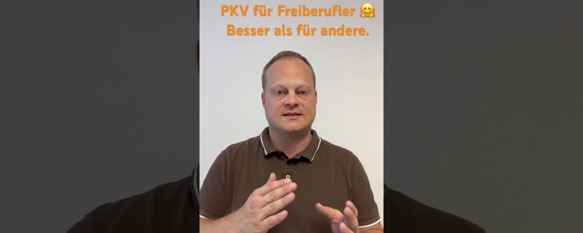 PKV für Freiberufler 🤗 besser als bei anderen Berufen.