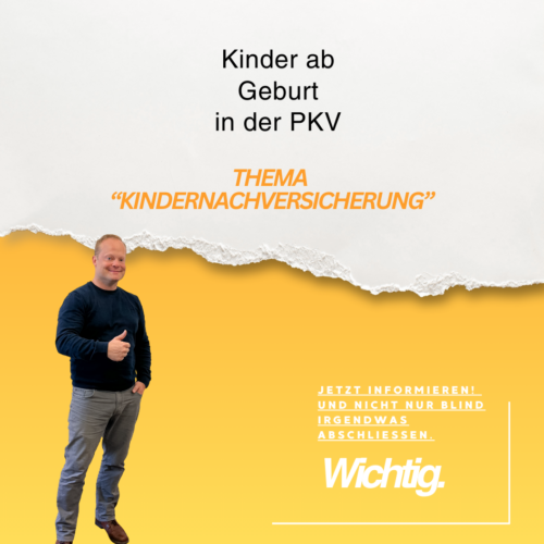 Kinder ab Geburt in PKV versichern