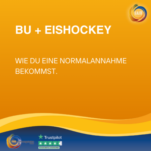 Risikosportart Eishockey bei Berufsunfähigkeitsversicherung