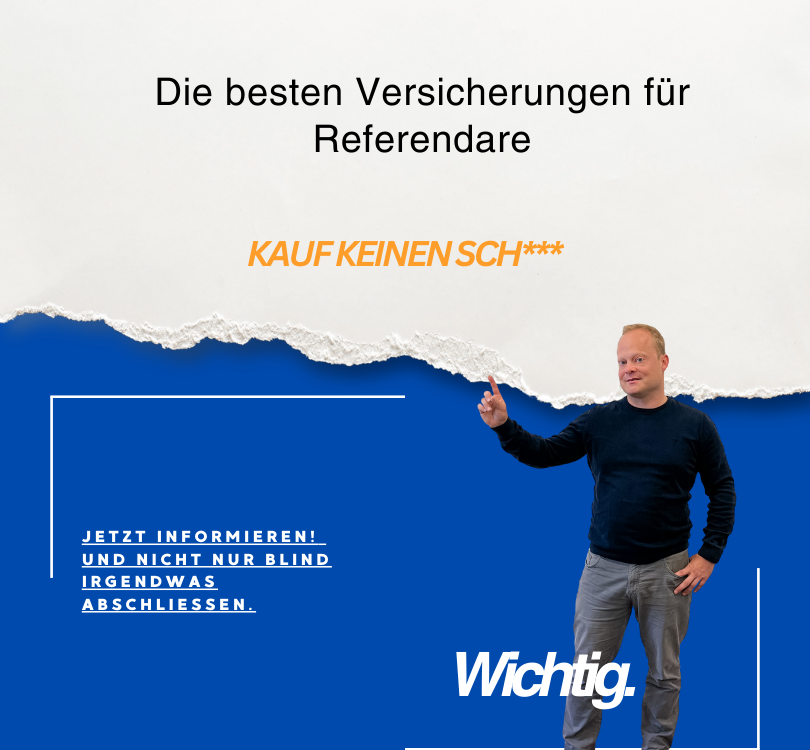 Die besten Versicherungen für Referendare